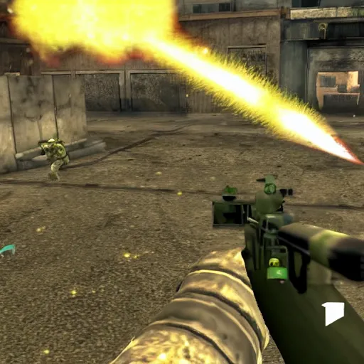 Image similar to Modern Warfare 2 tactical nuke called by Luigi in game screenshot