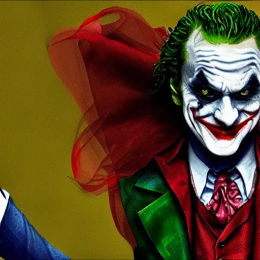 Image similar to the joker in a tutu, high definition, photorealistic,