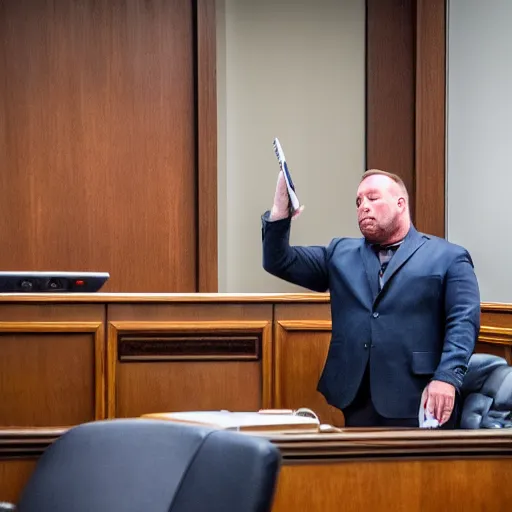 Image similar to Alex Jones desperately reaching for his out of reach phone in the courtroom, EOS 5DS R, ISO100, f/8, 1/125, 84mm, RAW Dual Pixel, Dolby Vision, Adobe