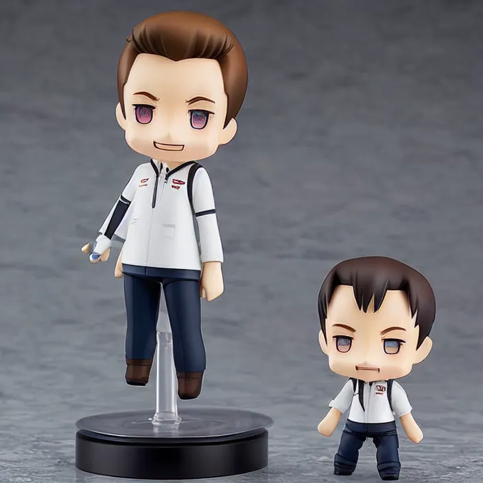 Prompt: Elon Musk Nendoroid Anime Figurine, Nendoroid of Elon Musk, fantasy, figurine, product photo