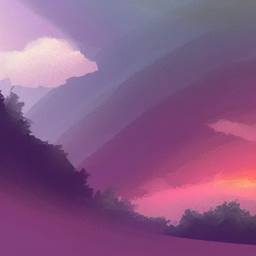 Image similar to a landscape, digital art