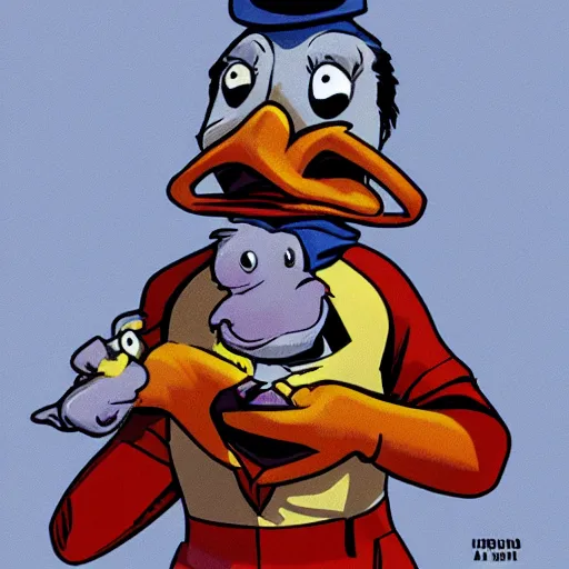 Image similar to howard the duck