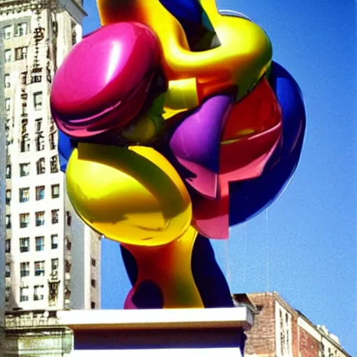 Image similar to “a sculpture by Jeff Koons”