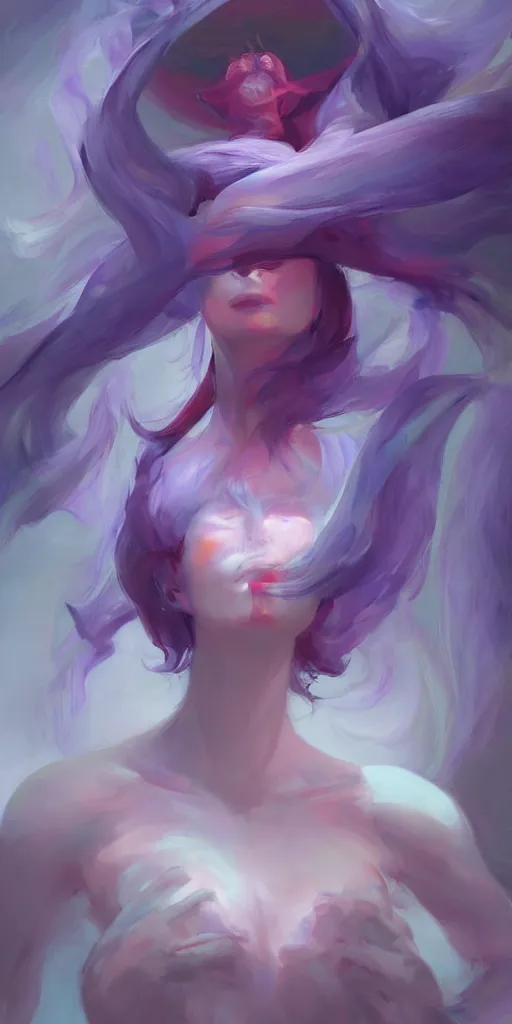 Prompt: ancient spice sorceress by yanjun cheng, alex ross, artgerm, floating, magic energy, wide angle, iridescent, pinterest