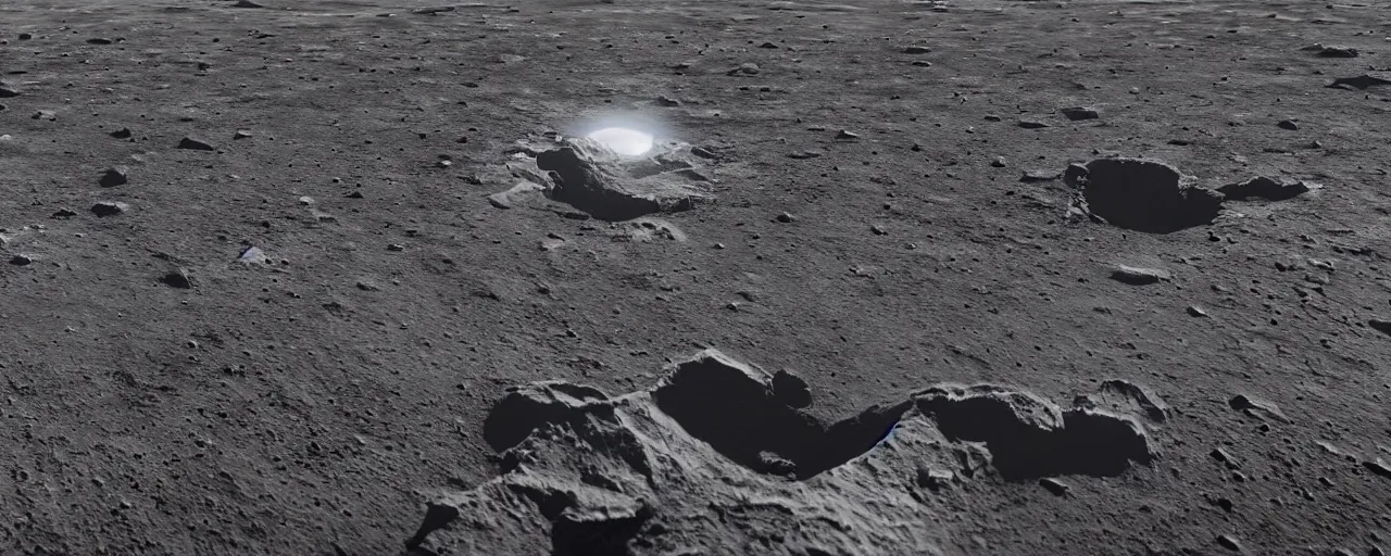 Prompt: Standing on the moon watching earth splitting in half. Hyper realistic. Unreal engine 5, V-ray. Beautiful