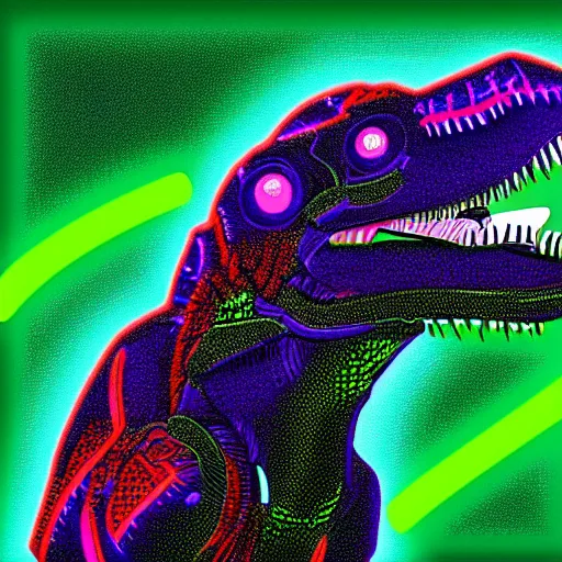 a t - rex in a suite, neon, highly detailed, digital | Stable Diffusion ...