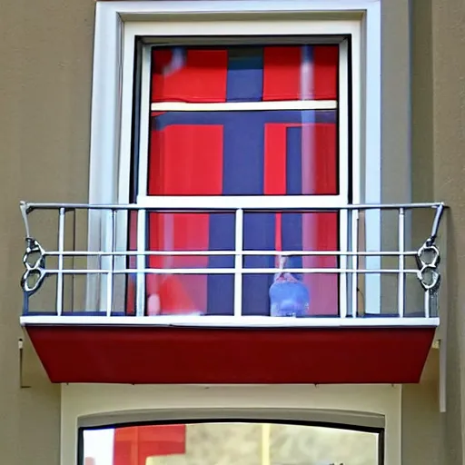 Image similar to Lightning McQueen themed balcony window