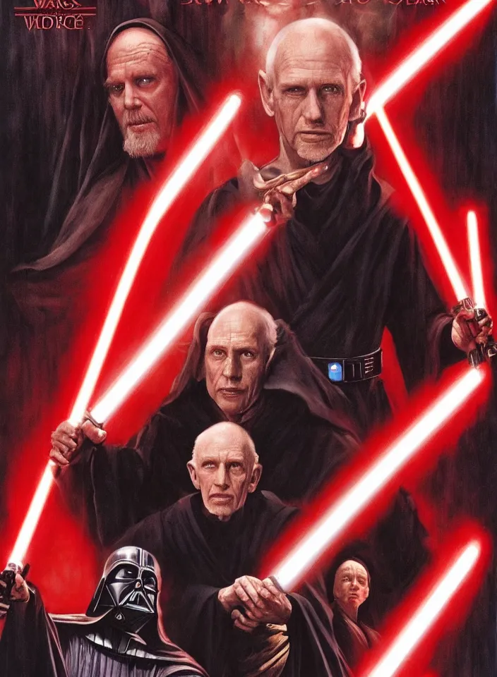 Image similar to the tragedy of darth plagueis the wise : a star wars story movie poster by drew struzan