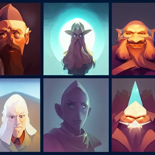 Image similar to face icon stylized minimalist wizard of the coast, loftis, cory behance hd by jesper ejsing, by rhads, makoto shinkai and lois van baarle, ilya kuvshinov, rossdraws global illumination