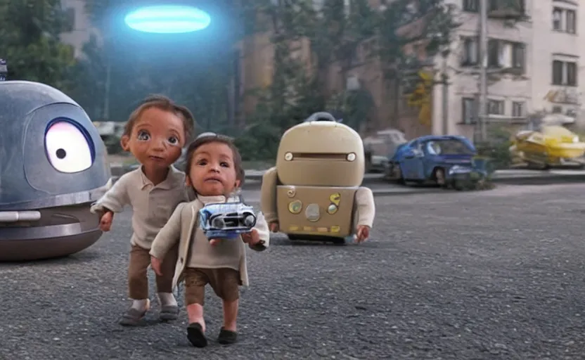 movie still from the 2 0 2 2 sequel to batteries not Stable Diffusion