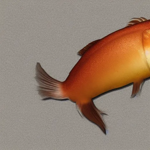 Image similar to A fusion of a fish and a ferret