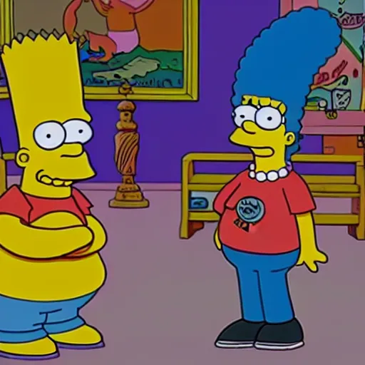 Image similar to Yo-Yo art on The Simpsons