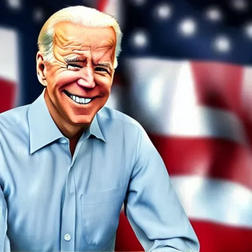 Image similar to Joe Biden in Minecraft