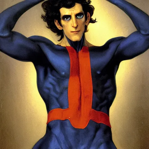 Image similar to Nightcrawler from the X-Men by William Adolphe Bouguereau