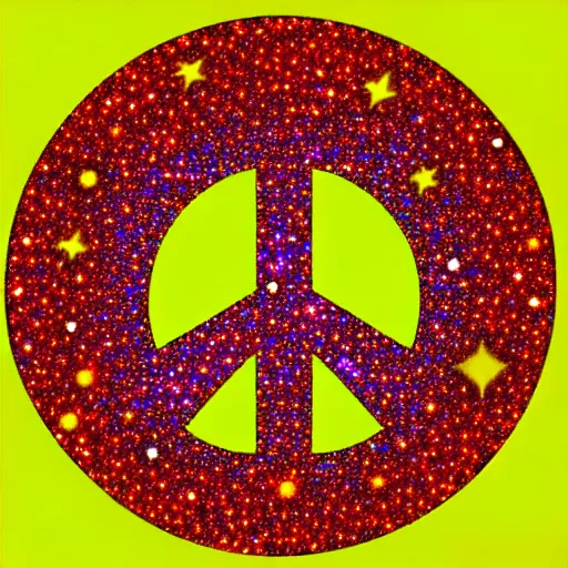 Image similar to cosmic peace symbol