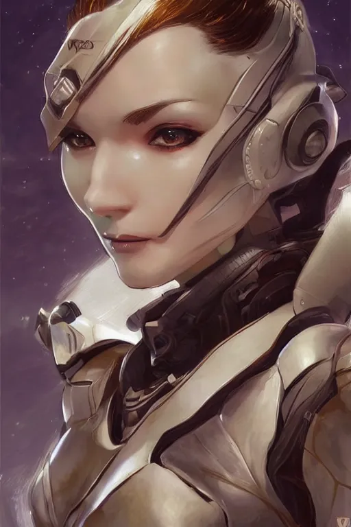 Prompt: female space warrior head wrapped in silk, 3d, sci-fi fantasy, intricate, elegant, highly detailed, lifelike, photorealistic, digital painting, artstation, illustration, concept art, sharp focus, art in the style of Shigenori Soejima