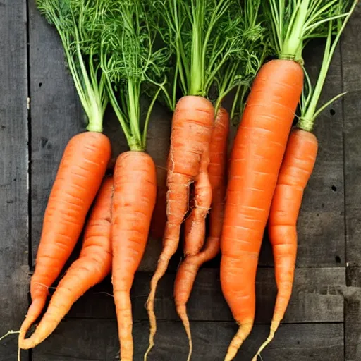 Prompt: how carrots grow