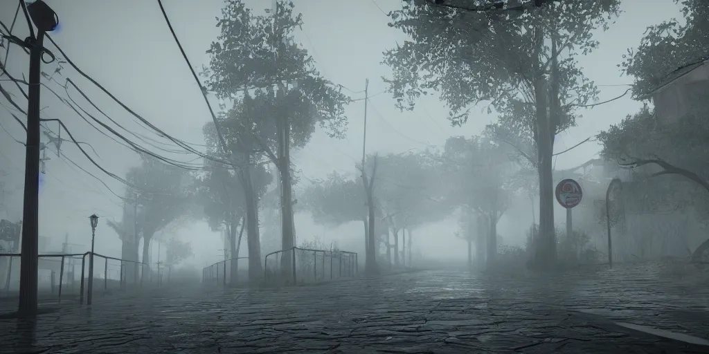 a photo of 8k Silent Hill towns and point of | Stable Diffusion | OpenArt