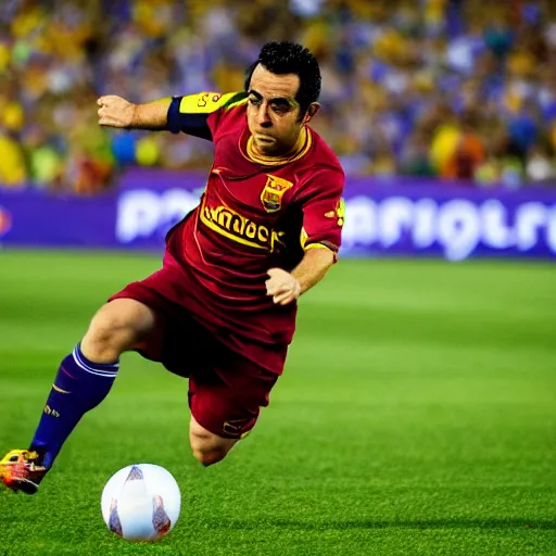 Image similar to xavi hernandez struck by lightning