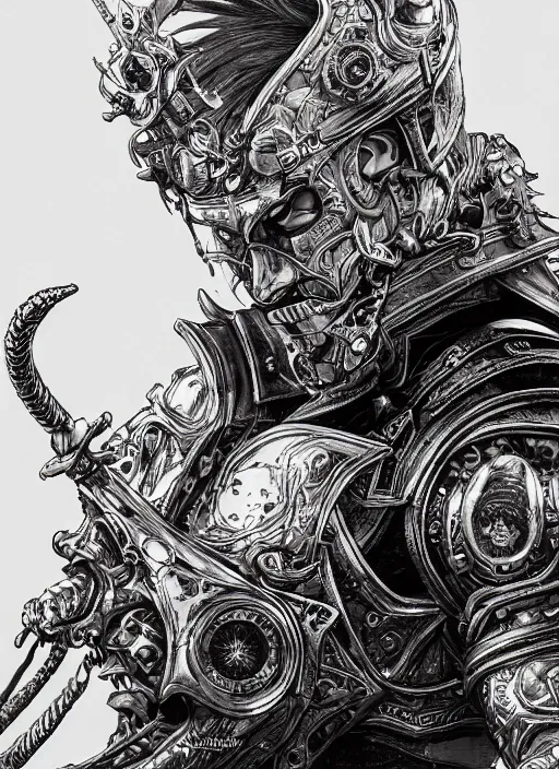 Image similar to close up illustration of the helm of domination, powerful, domineering, stoic, masterful, intense, ultrafine hyperdetailed illustration by kim jung gi, irakli nadar, intricate linework, sharp focus, octopath traveler, yoji shinkawa, highly rendered, detailed, concept art