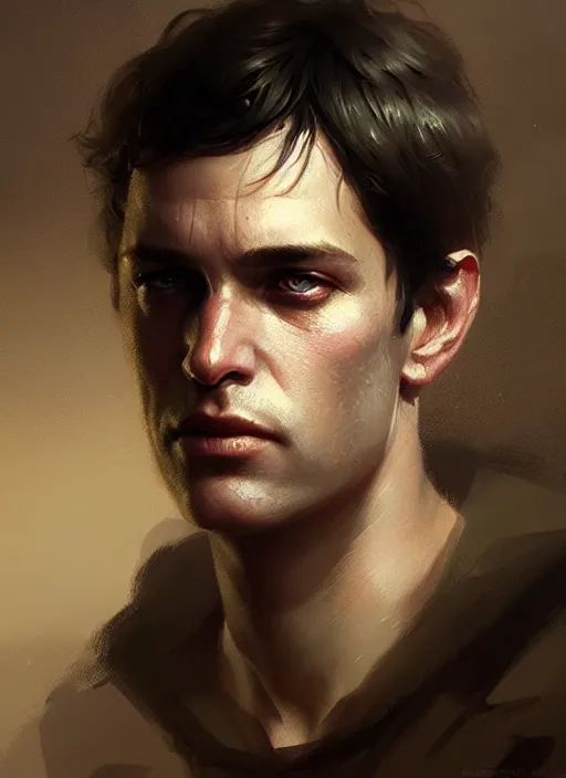 Image similar to portrait of the son of sharon stone and robert the niro, victorian, concept art, detailed face, fantasy, close up face, highly detailed, cinematic lighting, digital art painting by greg rutkowski