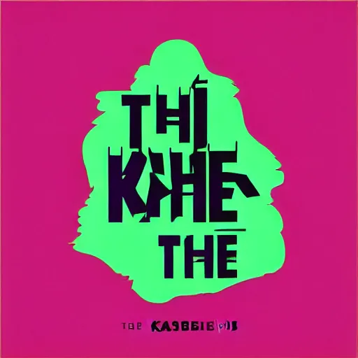 Prompt: kasabian album from the future neon