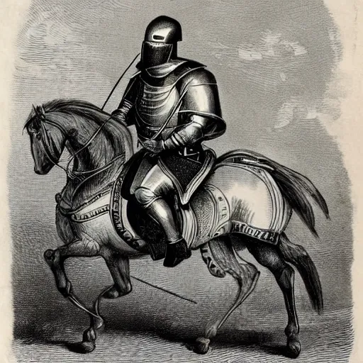 Prompt: a spanish knight from XVII in the syle of ferrer-dalmau