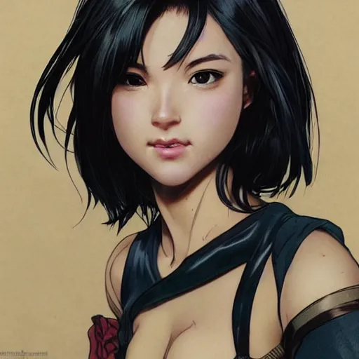 Prompt: cassandra cain wearing a nightie, making kissy faces at the camera, home video, panasonic hpx 3 7 0, beautiful face!!!!, 2 7 years old, cg animation, lifelike, animated, realistic, character select portrait, by artgerm, greg rutkowski, alphonse mucha, 3 d