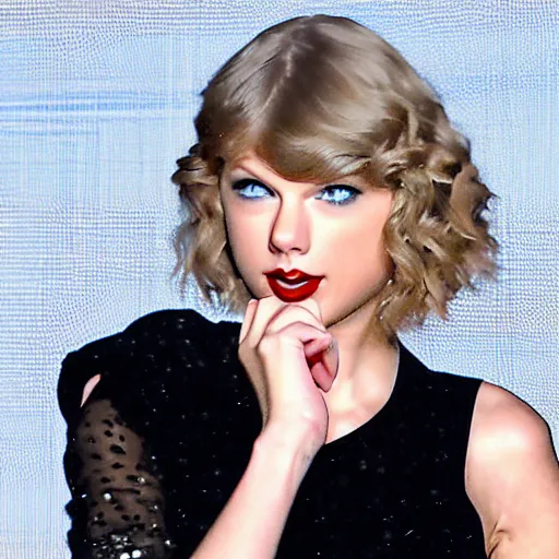 Prompt: taylor swift as an old lady