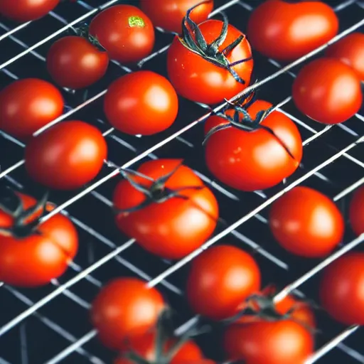 Image similar to photo of [ [ grilled ] ] [ tomato ] taken with canon eos - 1 d x mark iii, bokeh, sunlight, studio 4 k