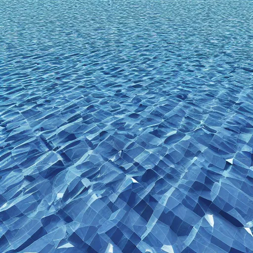 Image similar to water, low poly