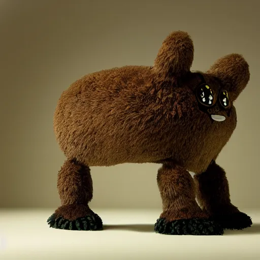 Prompt: furr creature made by studio ghibli