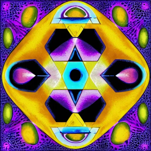 Prompt: a mathematician sorcerer, dark vibes, colorful math symbols fill the air, refractory patterns