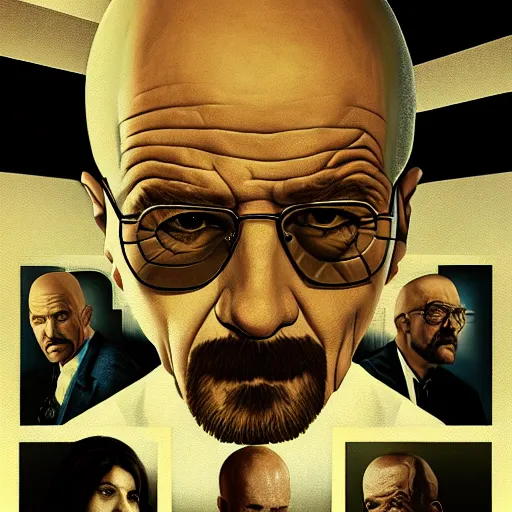 Image similar to breaking bad cast but younger, oil painting, octane render, 1 9 8 0 s camera, portrait
