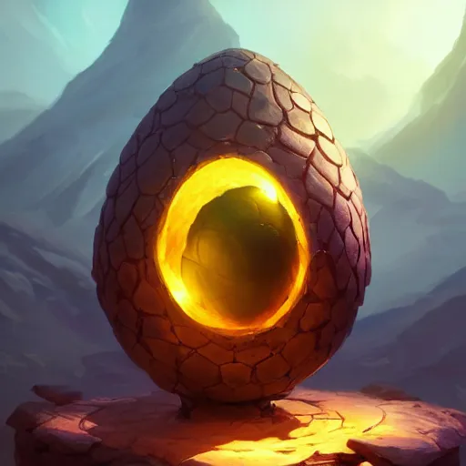 Image similar to epic fantasy dragon egg on a black background, behance hd by jesper ejsing, by rhads, makoto shinkai and lois van baarle, ilya kuvshinov, rossdraws global illumination radiating a glowing aura global illumination ray tracing hdr render in unreal engine 5