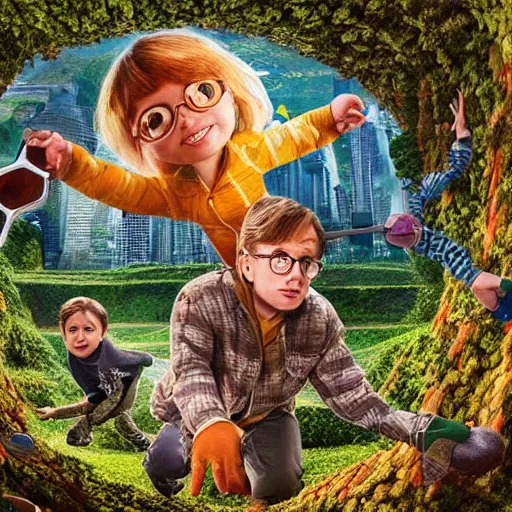 Image similar to honey i shrunk the kids, panoramic, huge, epic, uhd, time awards, award winning photography, photorealism