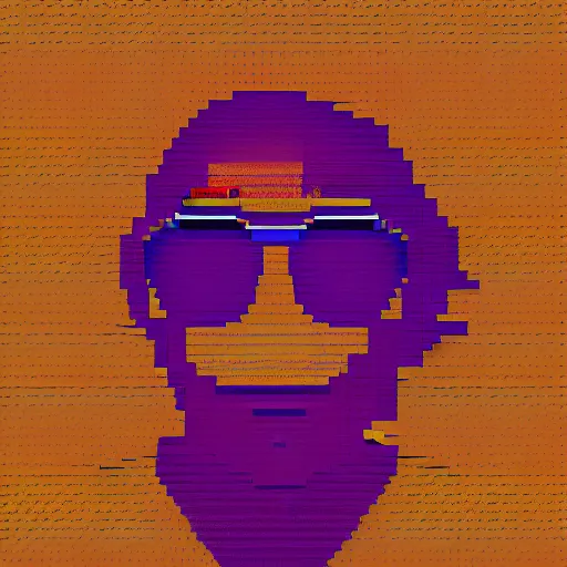 Image similar to elton john lennon, minimalist, 3 d render, pixelartb