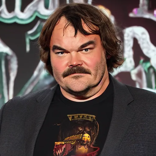 Image similar to jack black's jacked back