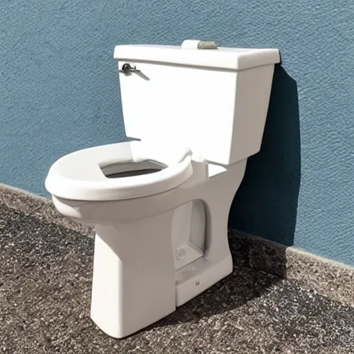 Prompt: 1. 5 x scale toilet