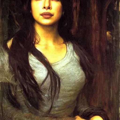 Image similar to Portrait of Priyanka Chopra John William Waterhouse