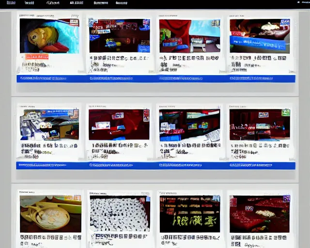 Image similar to old ancient chinese website full of spam. internet explorer window is glitching out. mum wtf