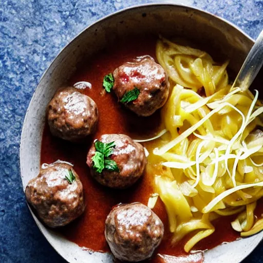 Prompt: Swedish meatballs