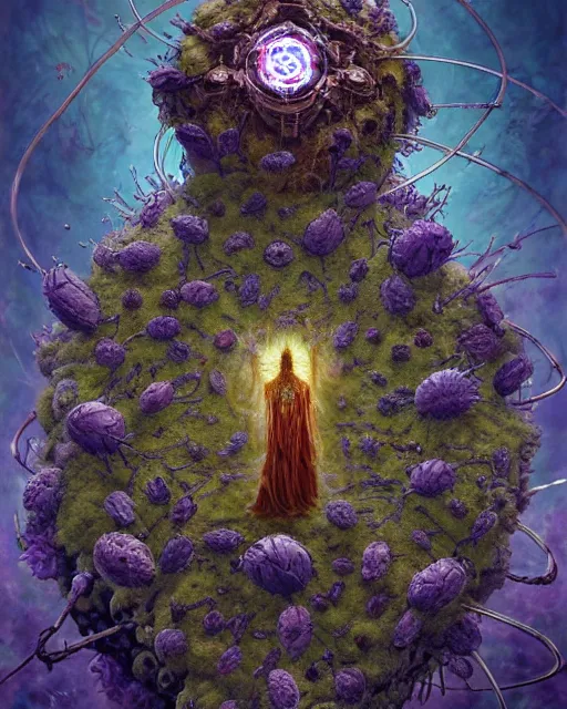 Prompt: the platonic ideal of flowers, rotting, insects and praying of cletus kasady carnage thanos dementor wild hunt doctor manhattan chtulu mandelbulb mandala howl's moving castle bioshock davinci heavy rain, d & d, fantasy, ego death, decay, dmt, psilocybin, concept art by greg rutkowski and ruan jia