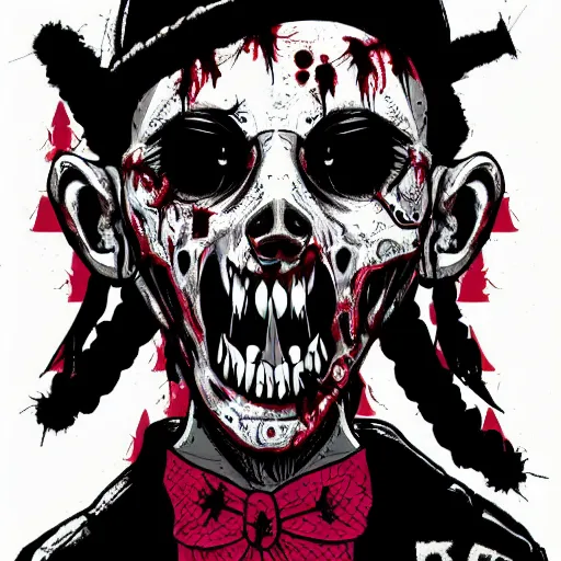 Image similar to zombie punk by malika favre