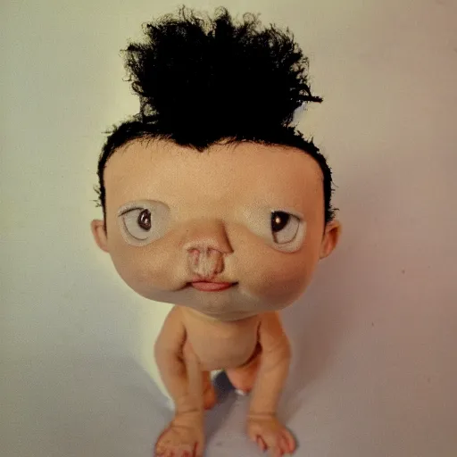 Prompt: the eraserhead baby as a full grown adult