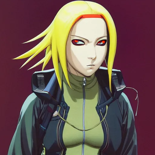 Prompt: prompt : stealthy rogue adventure character who is tsunade from naruto portrait soft light painted by james jean and katsuhiro otomo and erik jones, inspired by akira anime, smooth face feature, intricate oil painting, high detail illustration, sharp high detail, manga and anime 1 9 9 9