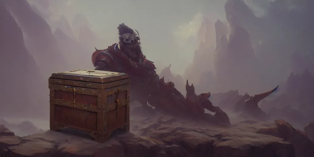 Image similar to storage chest made by bones, product photo, extremely detailed digital painting, in the style of fenghua zhong and ruan jia and jeremy lipking and peter mohrbacher, mystical colors, rim light, beautiful lighting, 8 k, stunning scene, raytracing, octane, trending on artstation