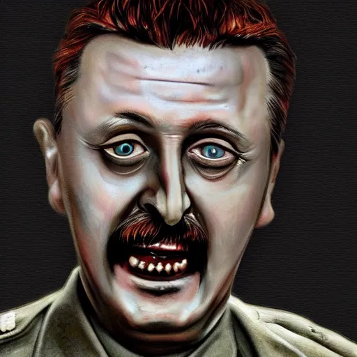 Prompt: igor ivanovich strelkov became a cringe lovecraftian degenerate abomination, photo - realistic, color image, 2 k, highly detailed, bodyhorror, occult art