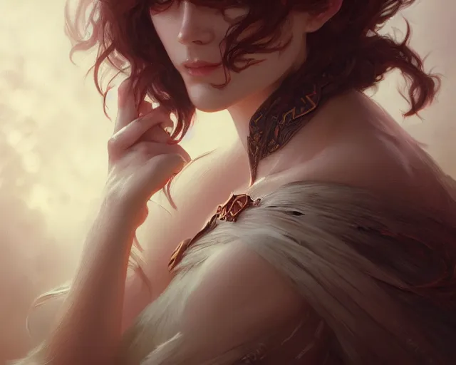 Image similar to photography of alex howitt, deep focus, d & d, fantasy, intricate, elegant, highly detailed, digital painting, artstation, concept art, matte, sharp focus, illustration, hearthstone, art by artgerm and greg rutkowski and alphonse mucha