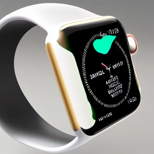 Image similar to a new model Apple Watch in 2030, digital art, concept